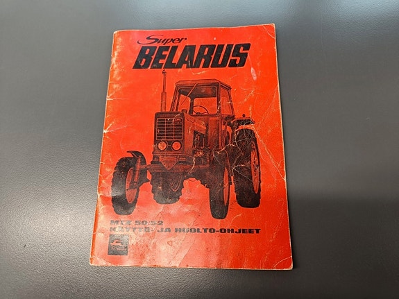 Belarus Super 50 ja 52 traktorin ohjekirja