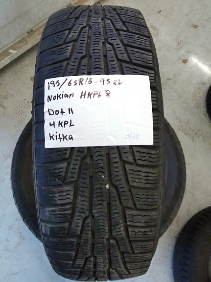 Kitkarenkaat 195/65R16 Nokian Hkpl R 4kpl