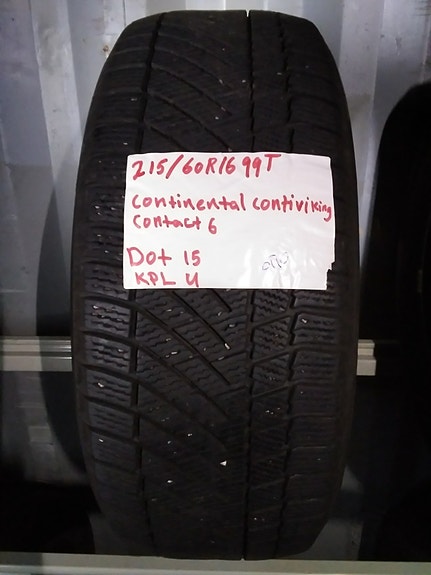 Nastarenkaat 215/60R16 Continental 4kpl Q177