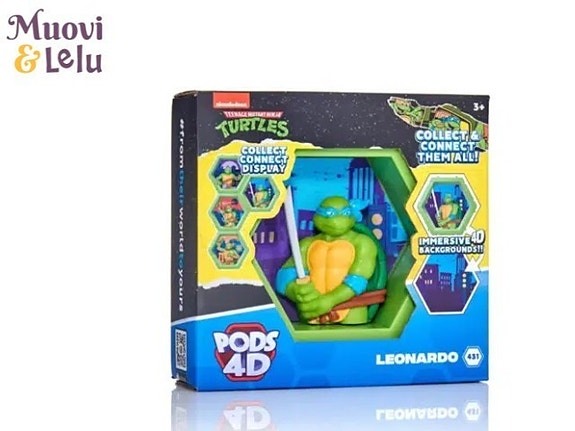 Pods 4D Turtles Leonardo 13,95 UUSI