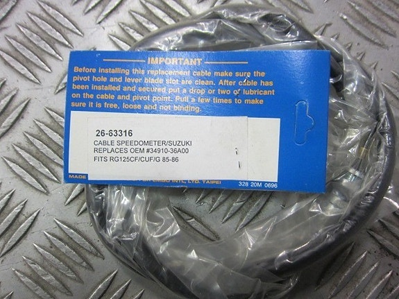 Suzuki rg 125 nopeusvaijeri