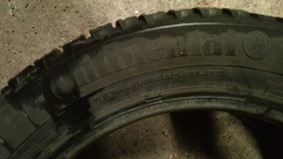 1x 205/55R16 Continental Conti nastarenkaat