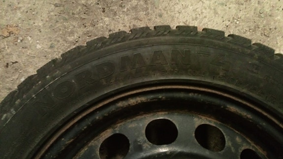 4x 205/55R16 Nordman 4 + VW Vanteet nastarenkaat