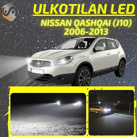 NISSAN QASHQAI (J10) Ulkovalojen LED -päivityssarja