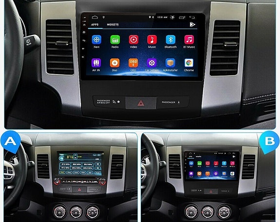 Android soitin Citroen C-Crosser 2007-2013