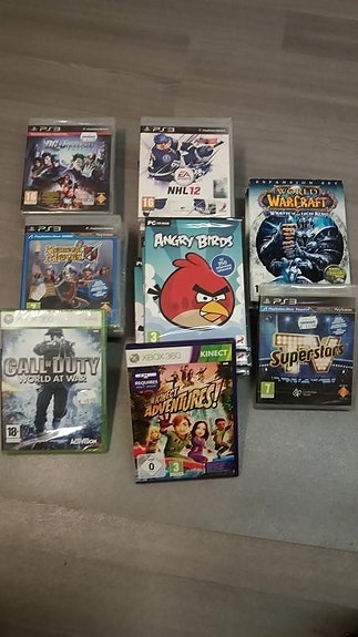 Pelejä PC, PS3 ja Xbox360. Uusia. Erilaisia