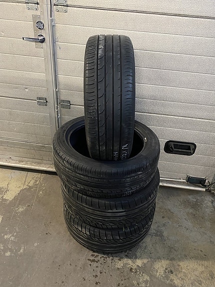 17-tuumaiset kesärenkaat dunlop/continental