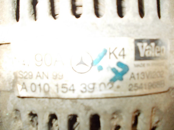 Mb w168 laturi a-sarja 2004