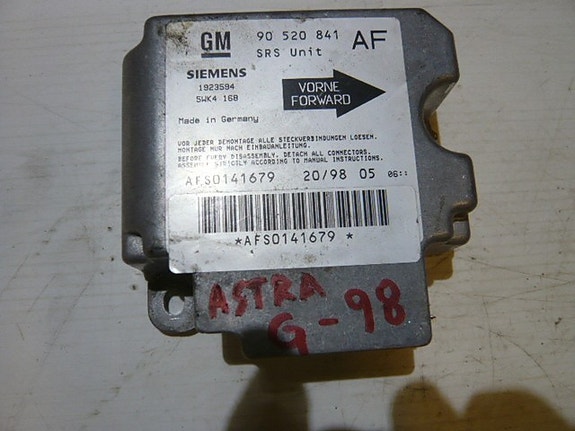Opel astra g Airbag keskusyksikkö 1998