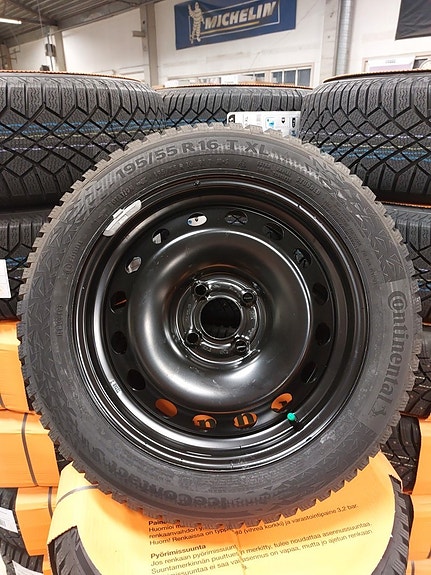 Ford Fiesta 16" + 195/55R16 Continental nasta