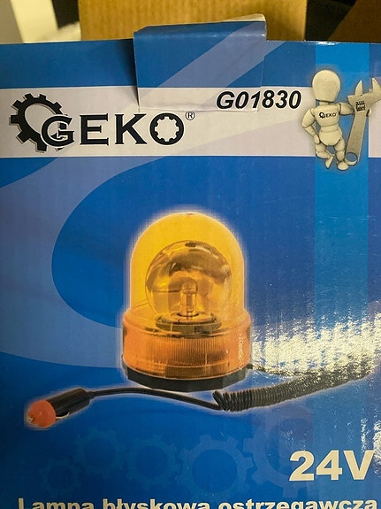 Geko 24v pyörivävalo