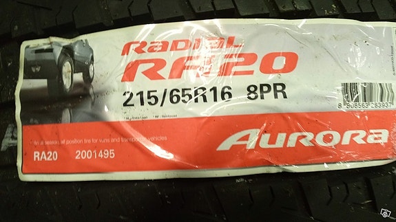 4x 215\65R16 C Aurora RA20+VW 5x120 levyt