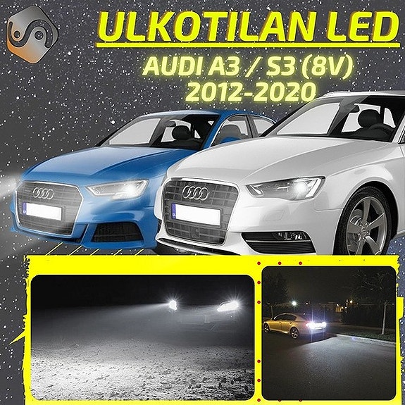 AUDI A3 / S3 (8V) Ulkovalojen LED -päivityssarja