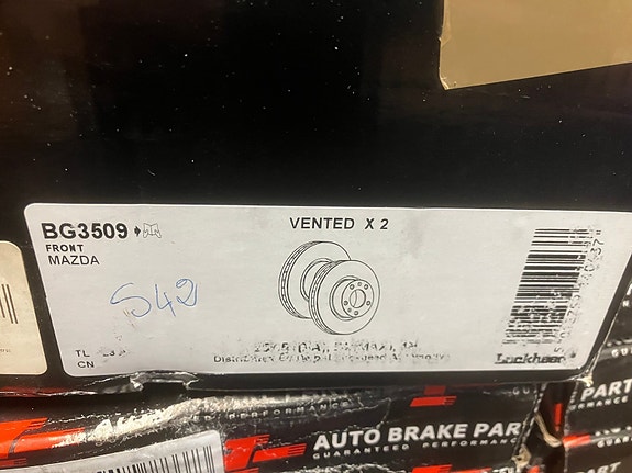 Mazda 323 BJ 1.6-2.0 Etujarrulevyt 257mm Delphi 99-04