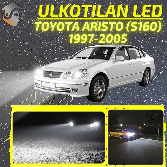 TOYOTA ARISTO (S160) Ulkovalojen LED -päivityssarja