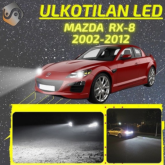MAZDA RX-8 Ulkovalojen LED -päivityssarja