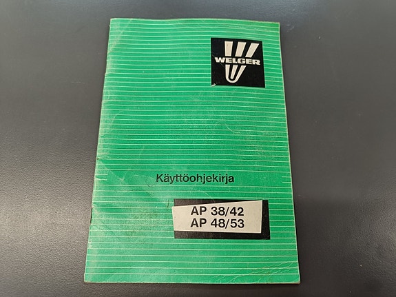Welger AP38, AP42, AP48 ja AP53 ohjekirja paalain