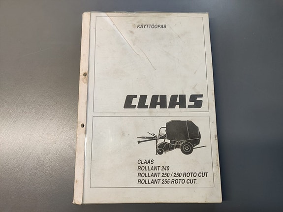 Claas Rollant 240, 250, 255 ohjekirja pyöröpaalain