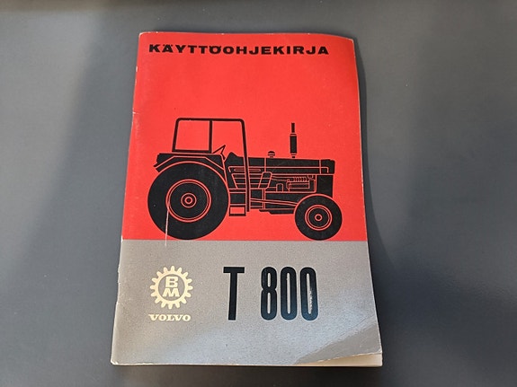 Volvo T800 traktorin ohjekirja