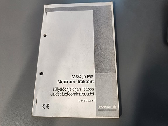 Case MXC ja MX traktorin ohjekirjan lisäosa