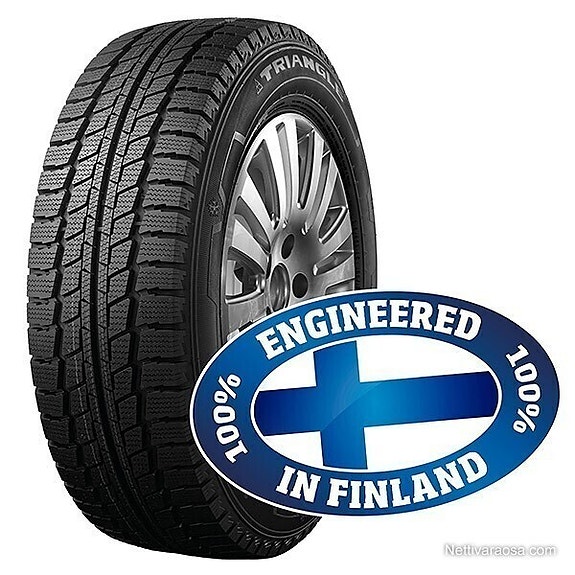 Ajamattomat Triangle 195/65R16C kitkarenkaat rahteineen