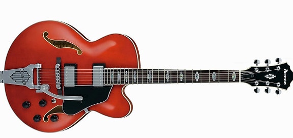 UUSI Ibanez AFS75TTRD Hollowbody kitara