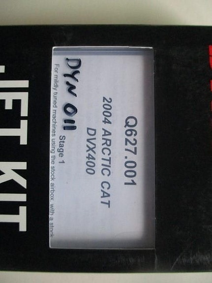 Dynojet suutinsarja Arctic Cat 400 DVX