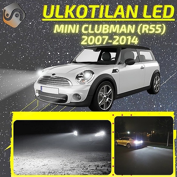 MINI CLUBMAN (R55) Ulkovalojen LED -päivityssarja