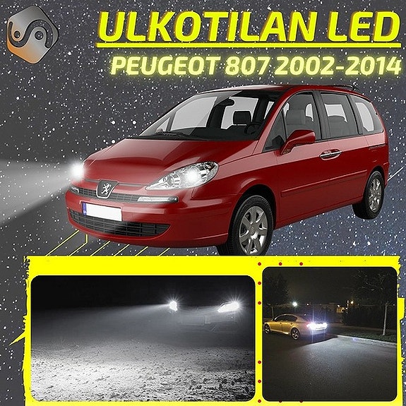 PEUGEOT 807 Ulkovalojen LED -päivityssarja