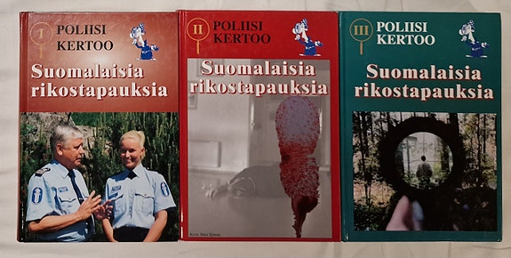 Poliisi kertoo 1, 2 ja 3 kovakantiset kirjat (Suomalaisi rikostapauksia