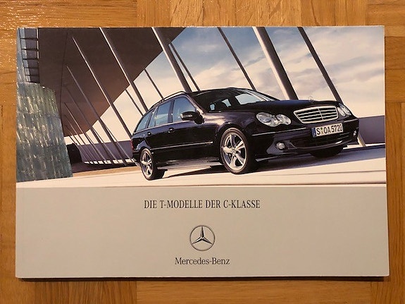 Esite Mercedes C-sarja farmari S203 vuodelta 2006 - sis. myös C 55 AMG.