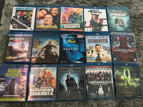 Blu-Ray elokuvia