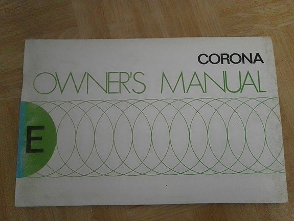 Toyota Corona -75 kirja