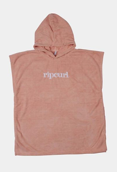 Konkurssimyynti, Rip Curl Hooded Towel Mini lasten poncho pyyhe, persikka, UUSI