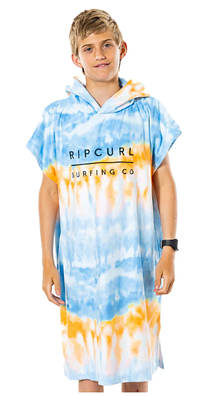 Konkurssimyynti, Rip Curl lasten poncho pyyhe, sinivalkoinen, UUSI