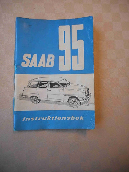 Saab 95 Omistajan käsikirja .
