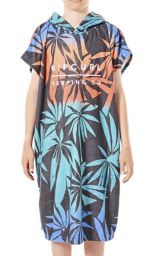 Konkurssimyynti, Rip Curl lasten poncho pyyhe, musta/multi, UUSI