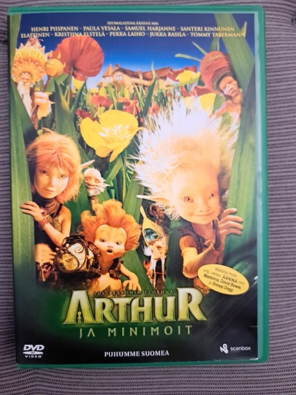 Arthur ja Minimoit dvd