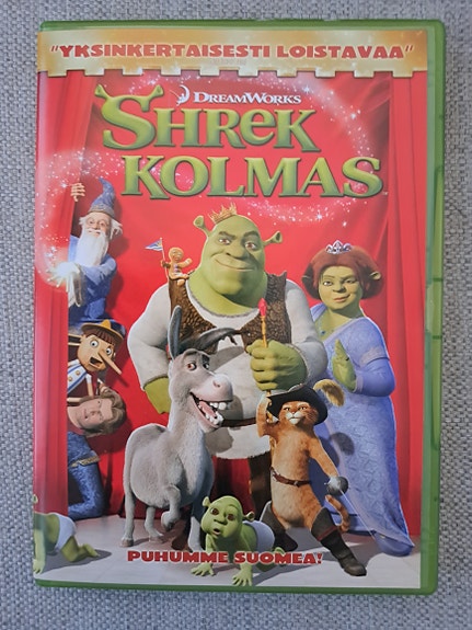 Shrek kolmas dvd