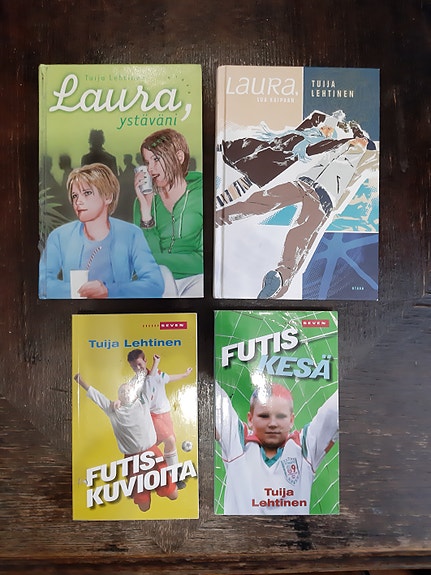 Tuija Lehtinen: Futis ja Laura -sarjojen kirjoja