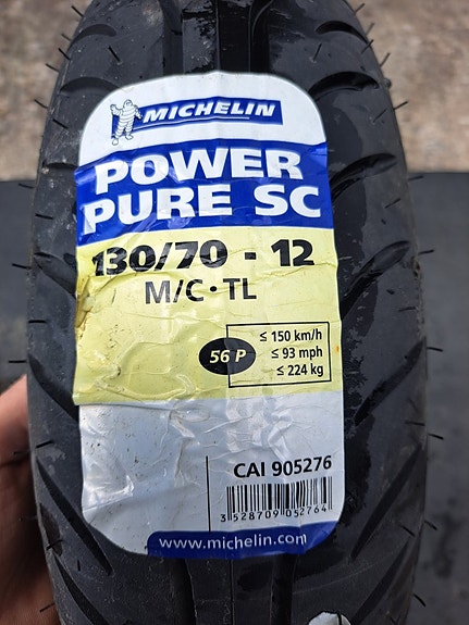 Michelin Skootterin rengas 130/70-12