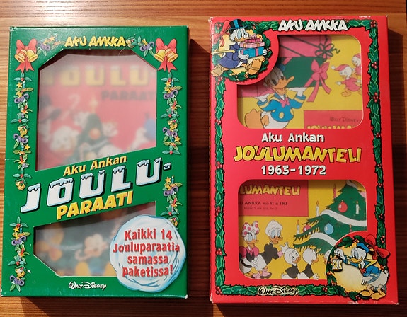 Aku Ankan jouluparaati ja Joulumanteli 1963-1971 boksit