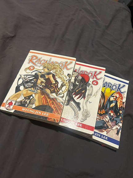 Ragnarök manga vol 5-7 suomi