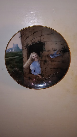 Lintu sininen ,seinätaulu , Zacharias Topelius