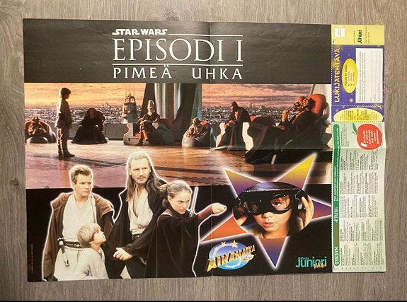 Star Wars : Episodi 1 Pimeä uhka juliste.