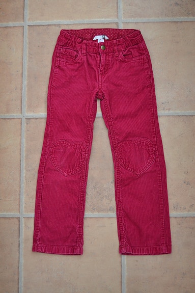 H&M pinkit housut 128cm