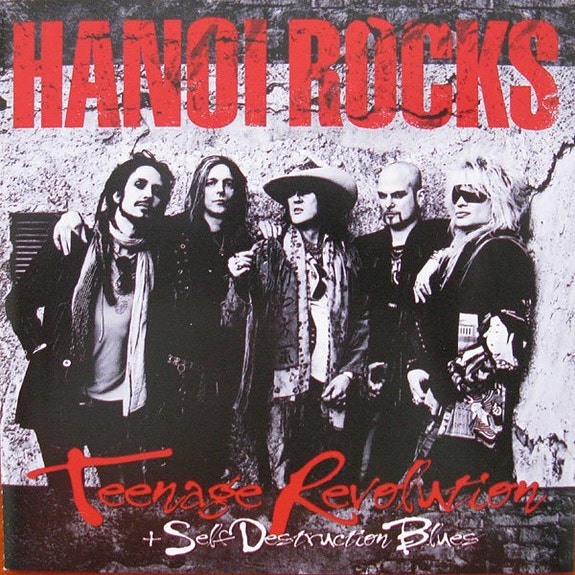 Hanoi Rocks - Teenage Revolution CD single + flyer