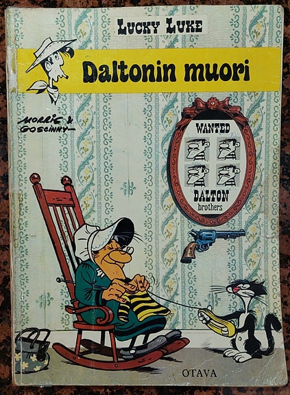 Lucky Luke Daltonin muori 1973 1. painos