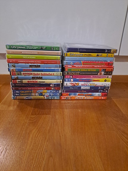 Lasten DVD elokuvia