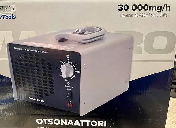 Otsonaattori vuokrattavana 15000/30000mg